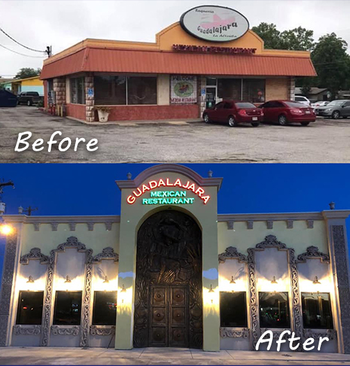 Taqueria Guadalajara - Before and After